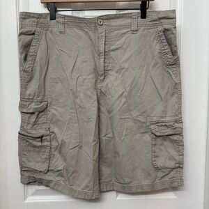 Beverly Hills Polo Club Men's Beige Cargo Shorts